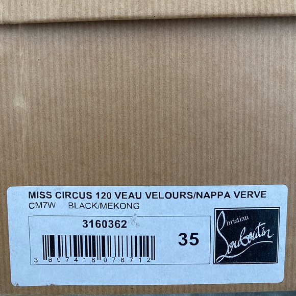 Christian Louboutin Miss Circus 120 Suede Heels - Picture 11 of 11